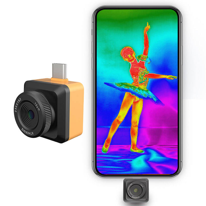 Infiray P2 Pro Macro Lens - InfiRay T2S+ 赤外線サーマルカメラ 256x192 携帯電話モジュール産業用プロフェッショナルミニポータブルサーマルイメージングカメラ