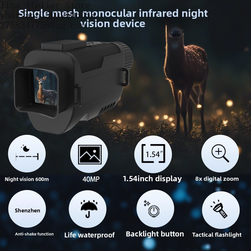 Z9001 サーマルスコープ サーマル単眼鏡 40MP 8倍 - Thermal Scope Night Vision Monocular のレビューと価格