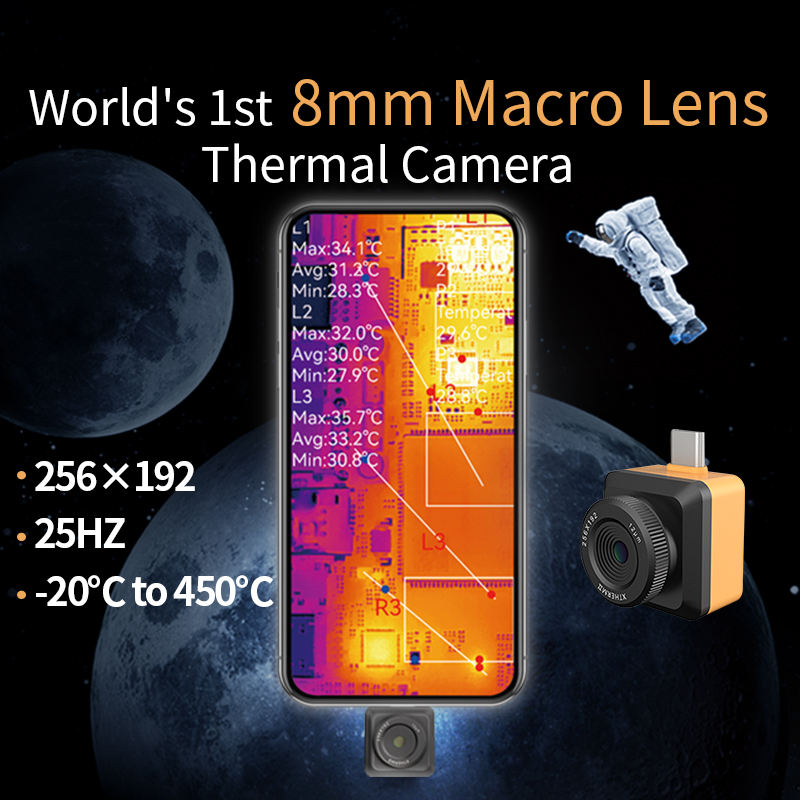 InfiRay T2S+ 赤外線サーマルカメラ 256x19 - Infiray P2 Pro Macro Lens のレビューと価格