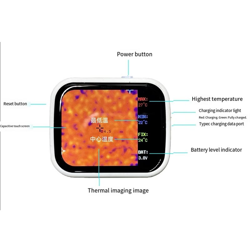 HRBAJ-320 X 240 タッチスクリーン式小型携帯型 - Underfloor Heating Thermal Detector のレビューと価格