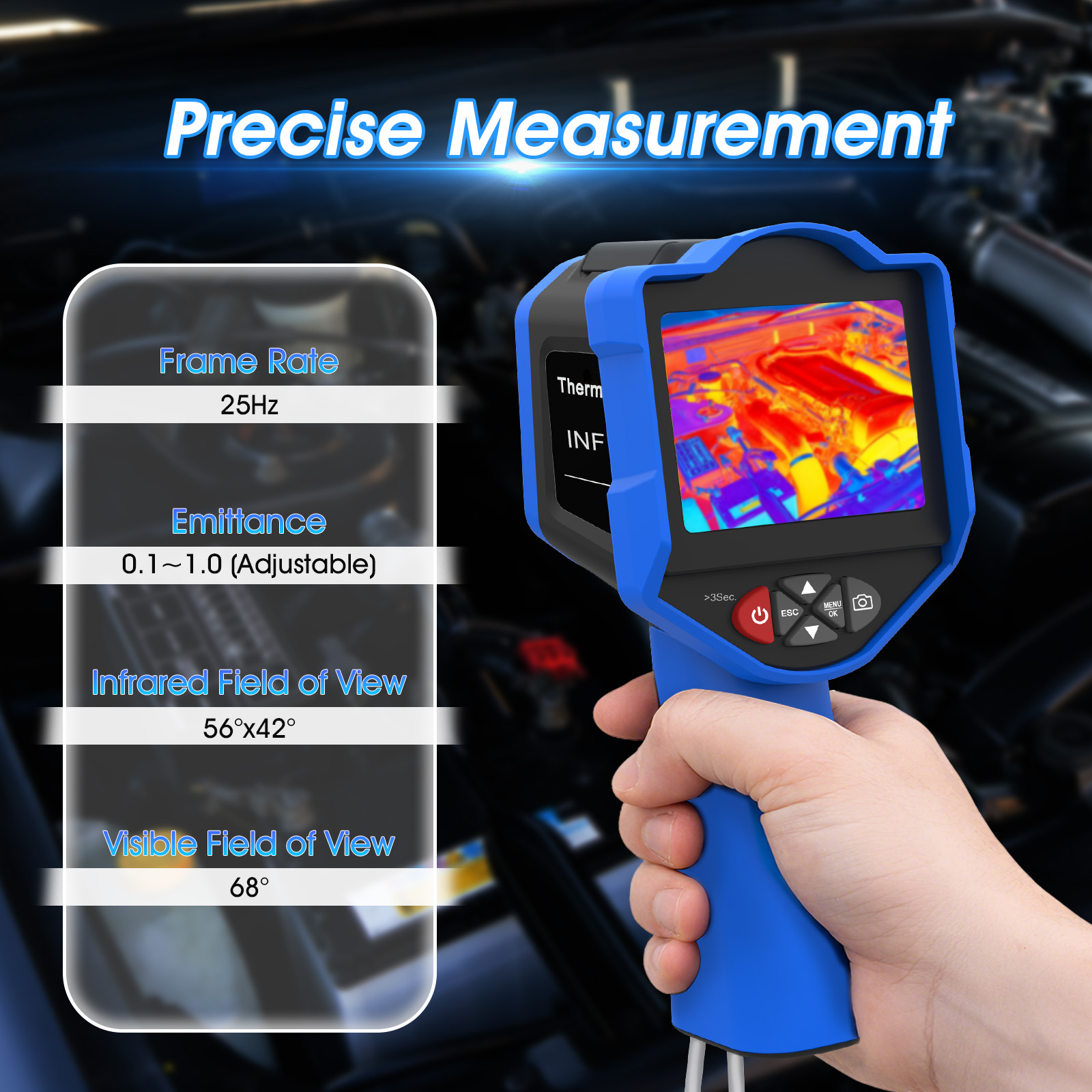 サーマルイメージングカメラ 256x192 赤外線イメージャ - Thermal Imaging Camera 256X192 のレビューと価格