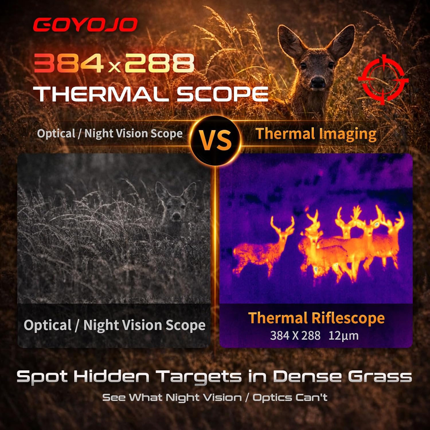 GOYOJO 熱画像スコープ 384x288、1500～18 - Hunting Thermal Imaging Scope のレビューと価格